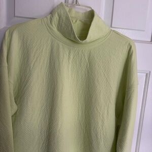 NWT RBX Light Green Long Sleeve Turtleneck Size S/P